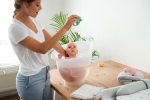 Doomoo Basics Вана за къпане на новородено Shantala White